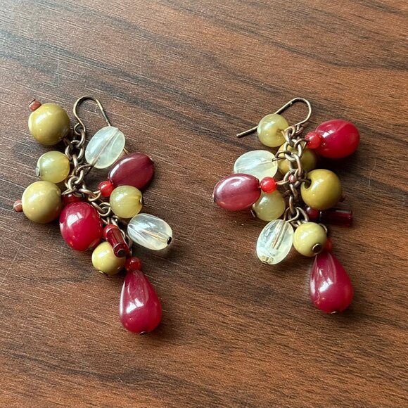 Coldwater Creek Boho Freshwater Pearl and Bead Necklace with Earrings - Picture 3 of 3